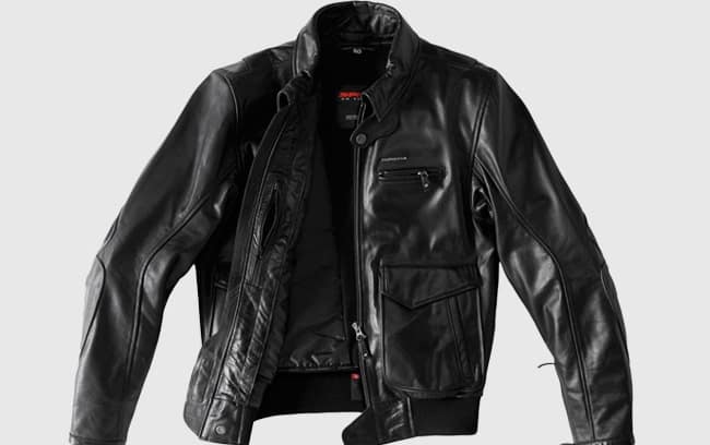 a Leather Motorcycle Jacket